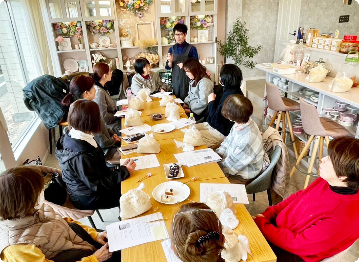 腸活料理教室の様子